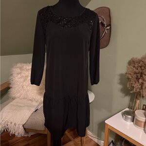 TCEC Black Long Sleeve Dress